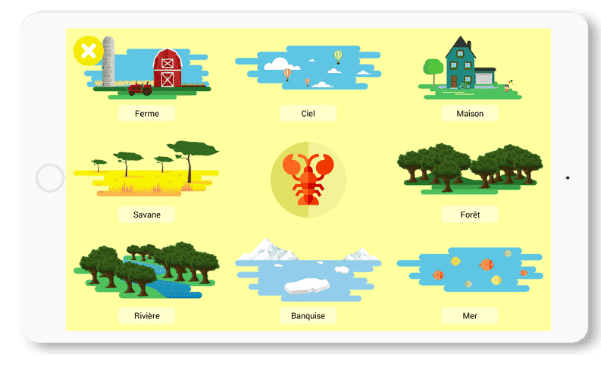 carnaval-animaux-habitat-animaux-tablette-jeux-eduation-jeueducatif-enfant-5ans-6ans-ecole-dys-autisme-troublescognitifs-entrainement-sport