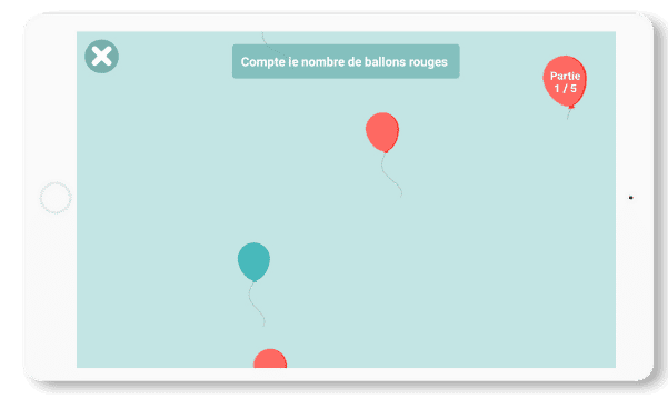 Fous volants attention compter tablette jeux éducatifs