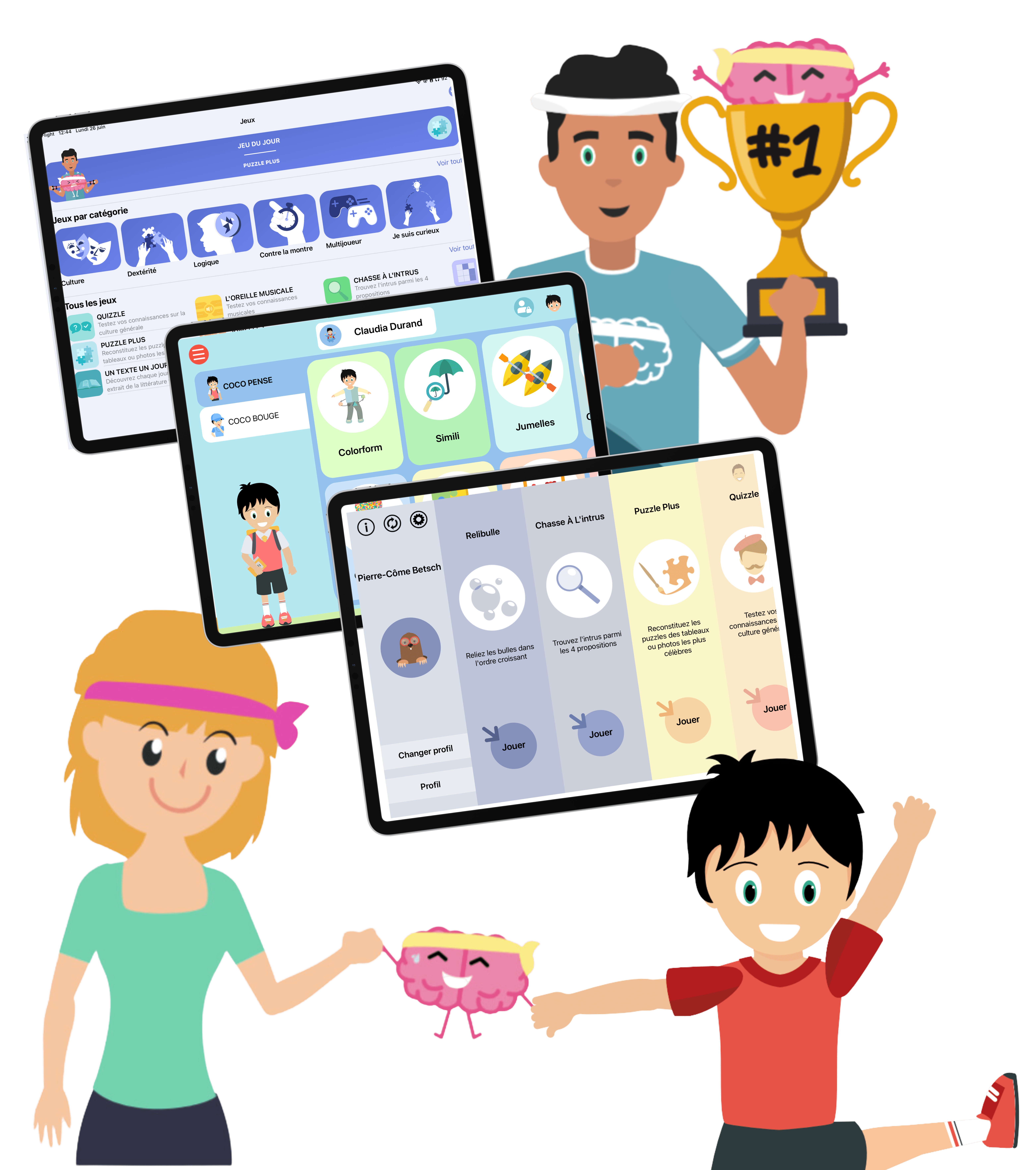jeux de memoire DYNSEO sur tablette jeux educatifs FR