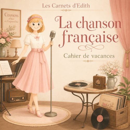 La chanson française — carnet EDITH à imprimer