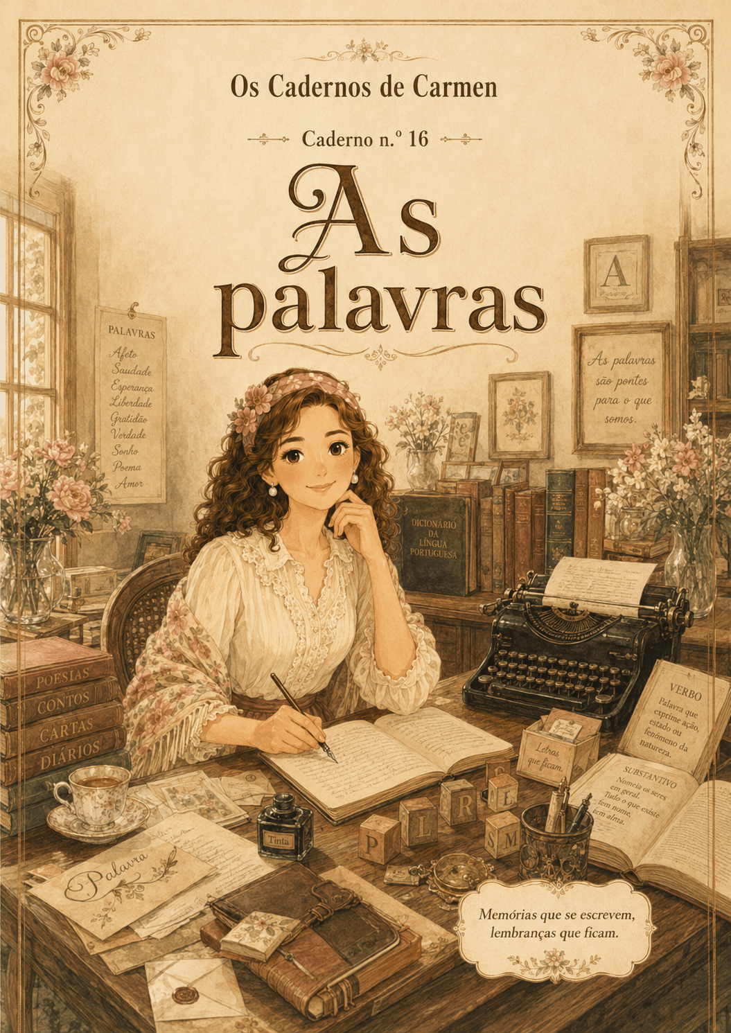 As palavras — caderno CARMEN para imprimir