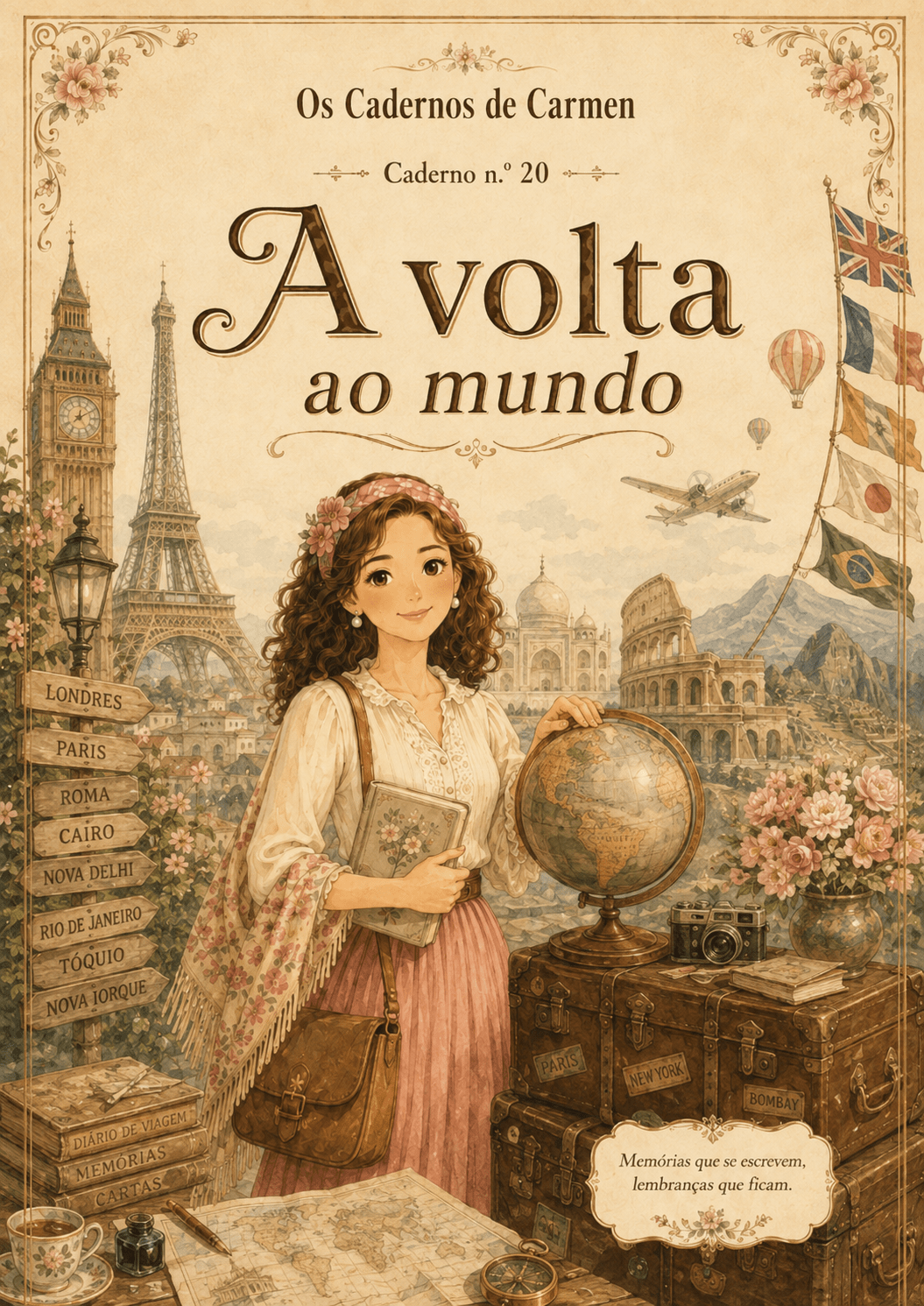 A volta ao mundo — caderno CARMEN para imprimir