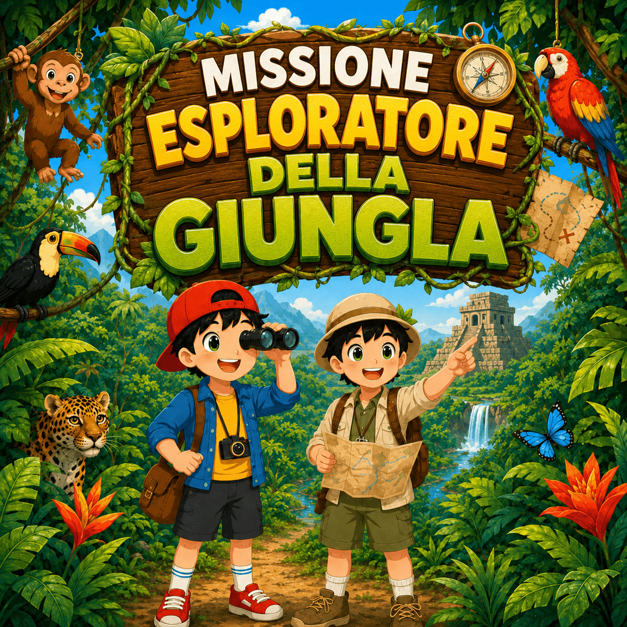 Missione Esploratore della Giungla — quaderno di attività COCO da stampare