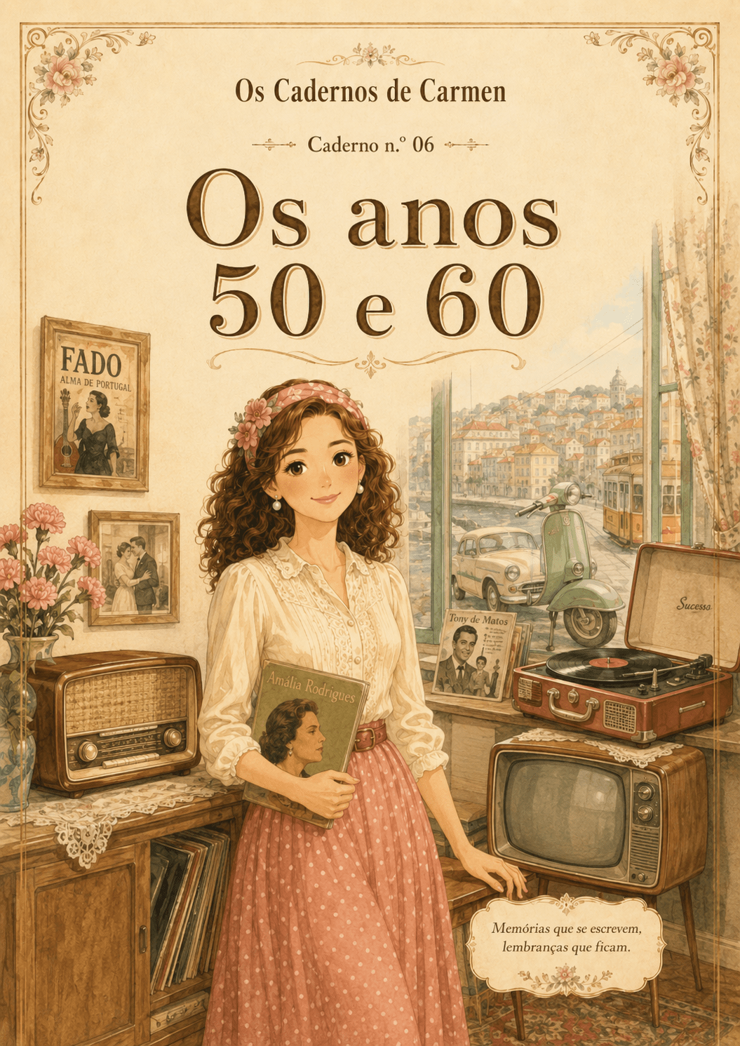 Os anos 50 e 60 — caderno CARMEN para imprimir