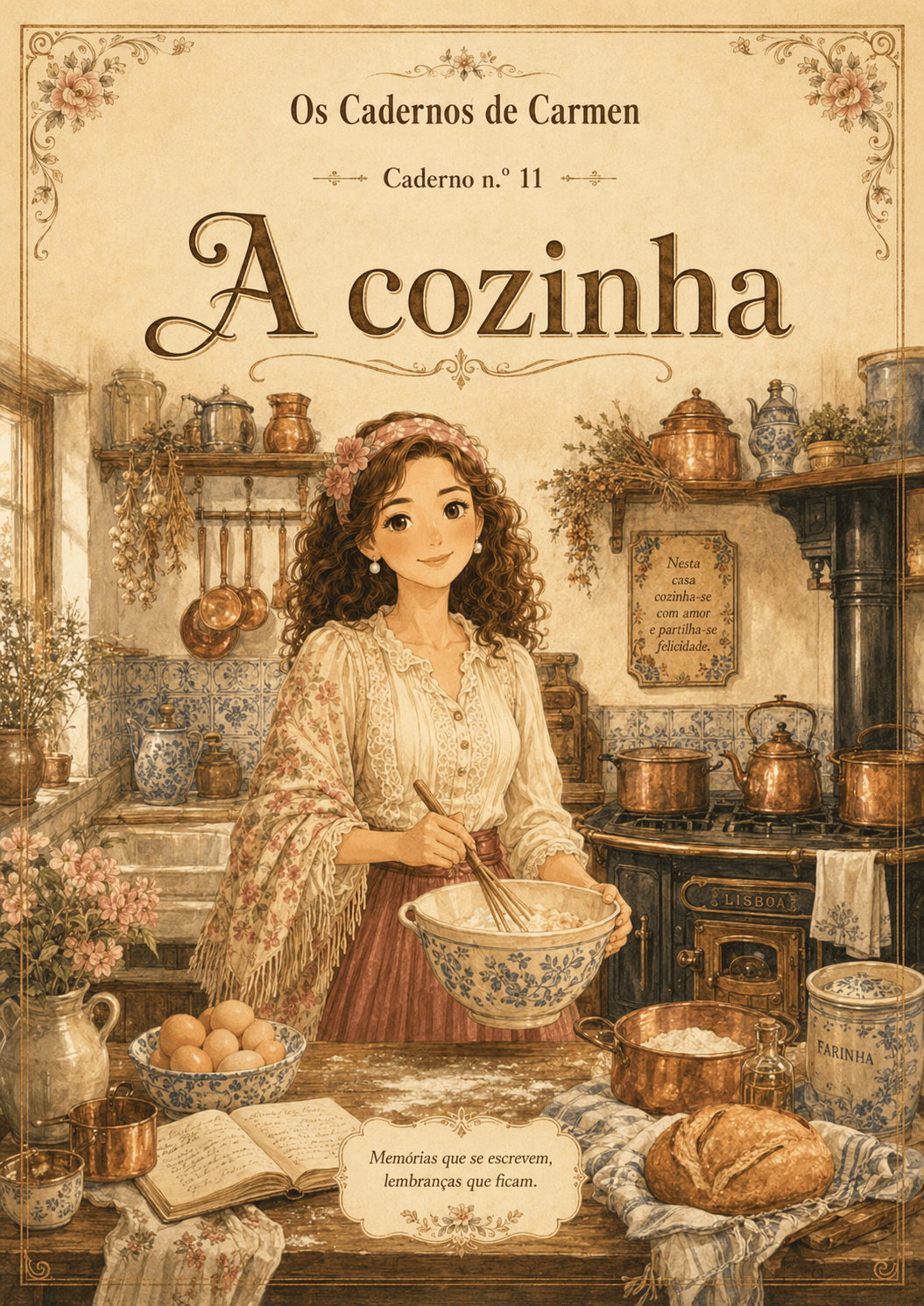 A cozinha — caderno CARMEN para imprimir