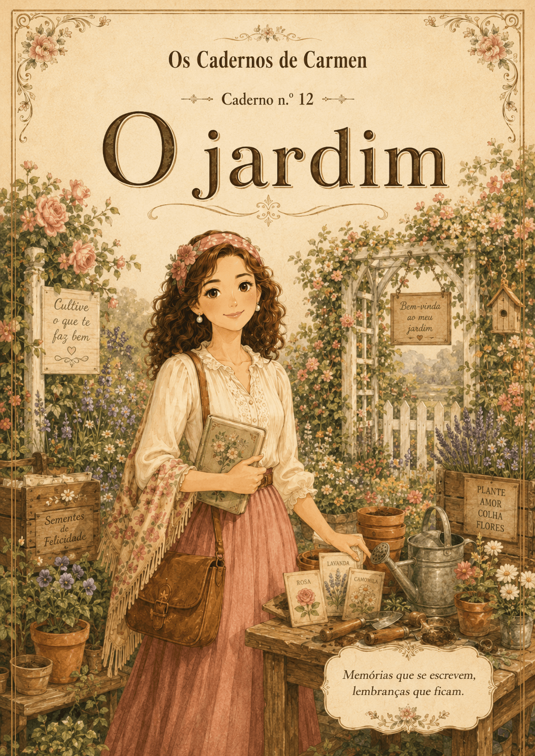 O jardim — caderno CARMEN para imprimir
