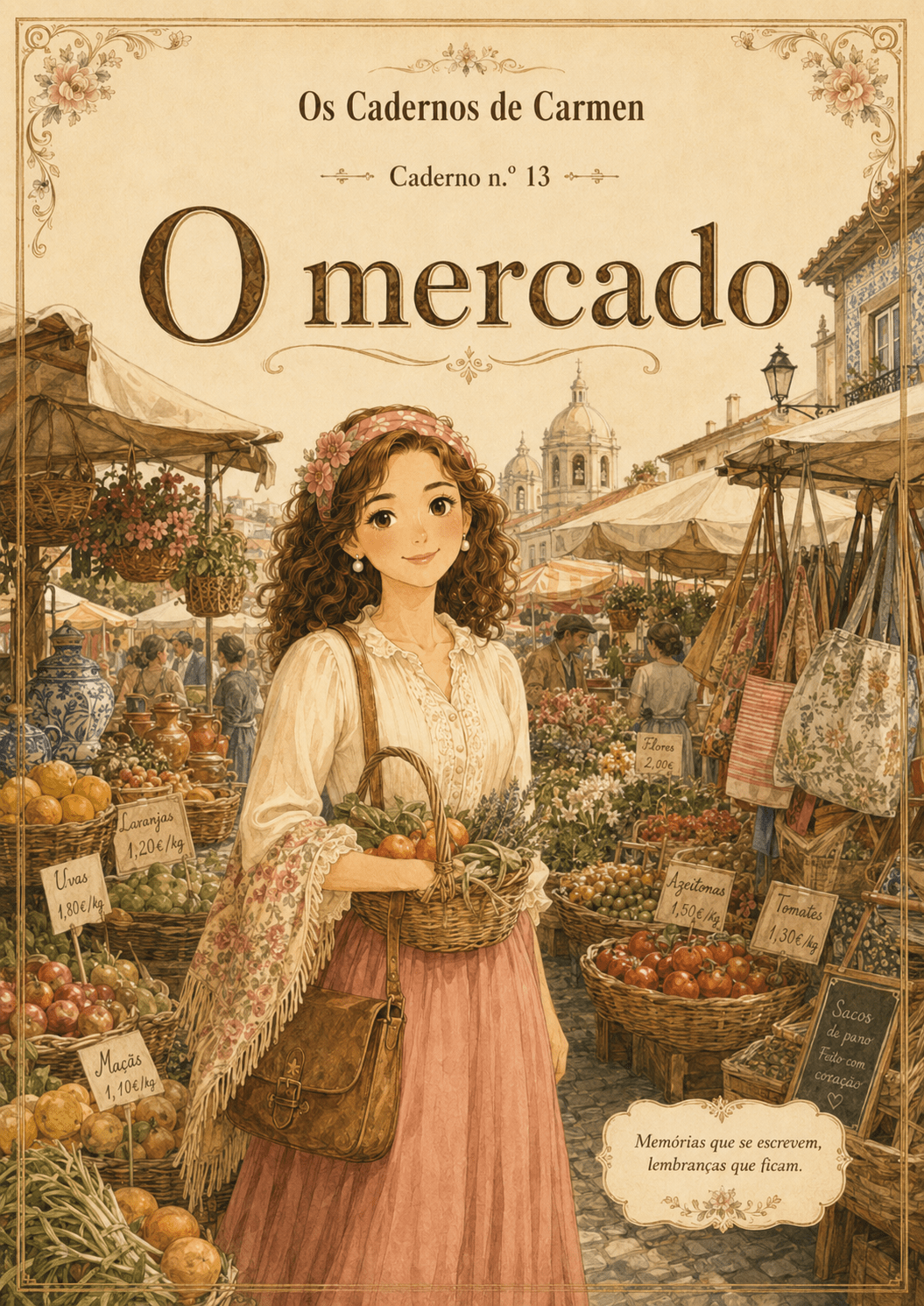 O mercado — caderno CARMEN para imprimir