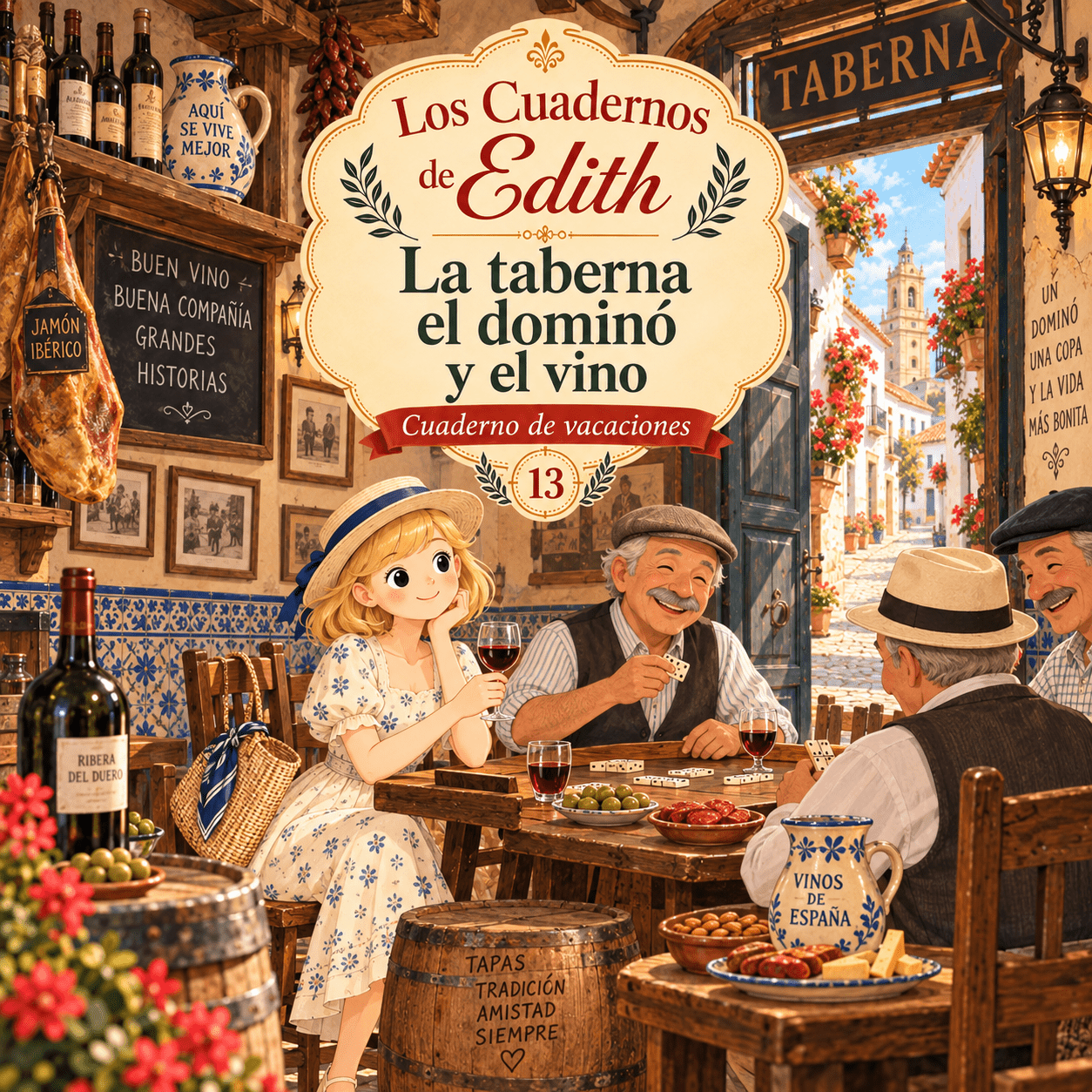 La taberna, el dominó y el vino — cuaderno EDITH