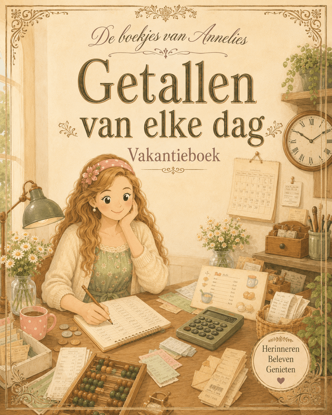 Getallen van Elke Dag — boekje Annelies om af te drukken