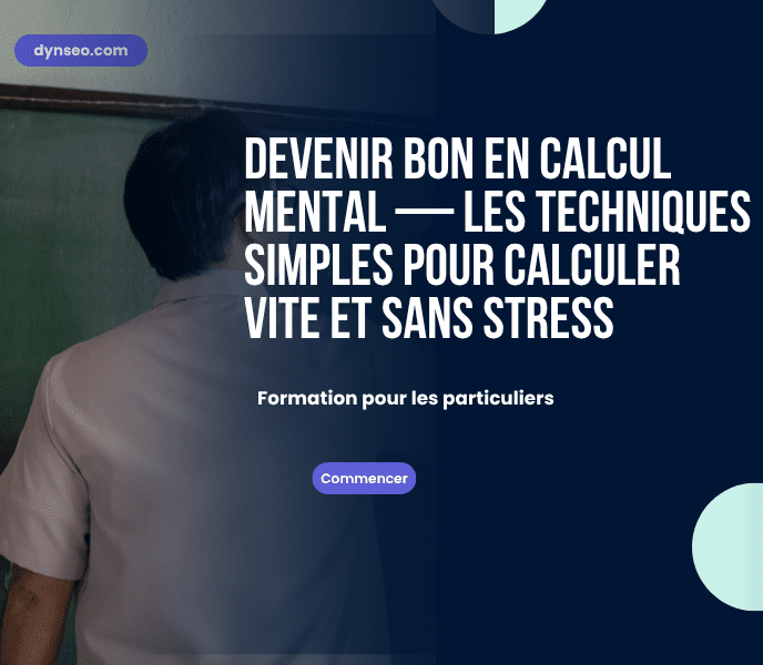 devenir bon en calcul mental carre