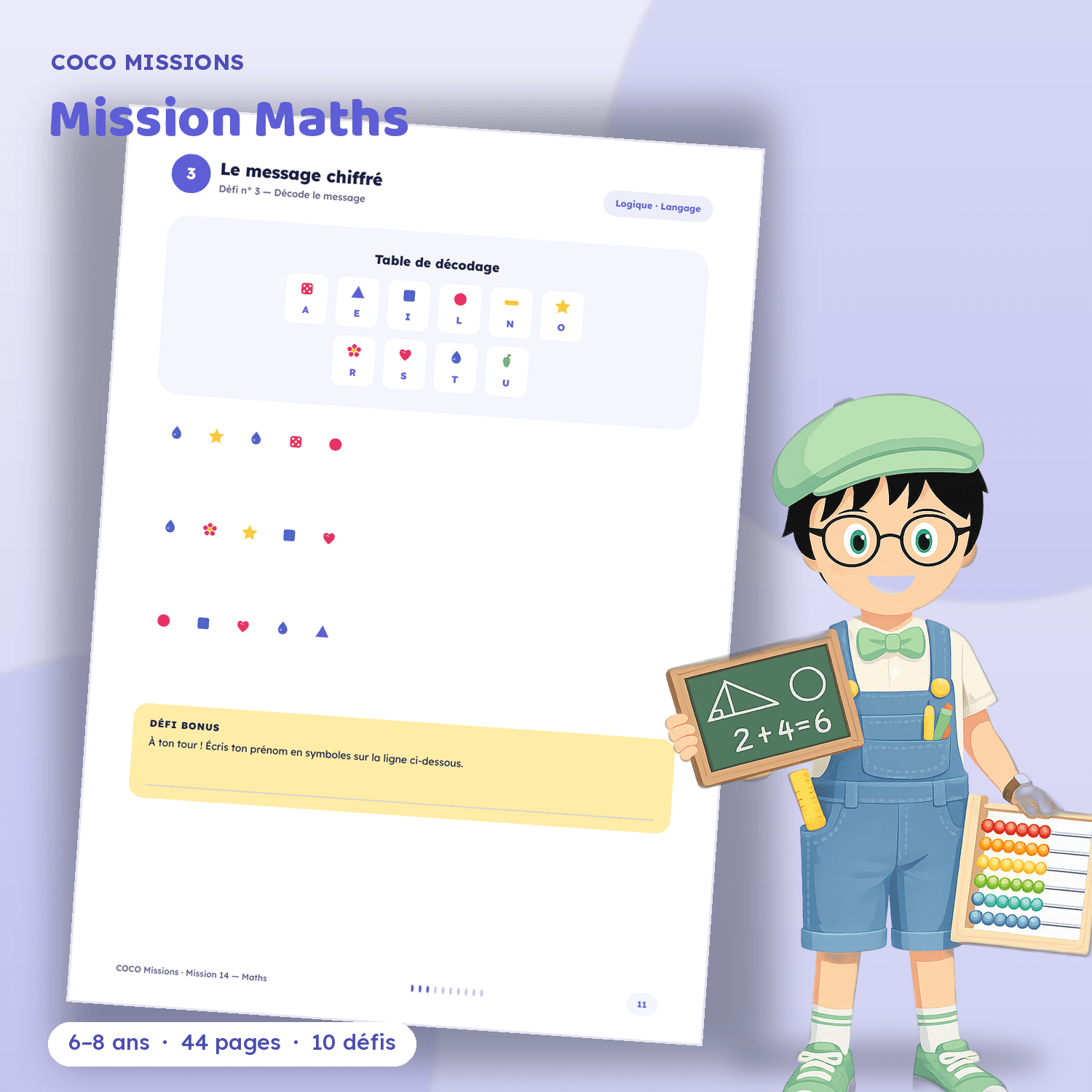 COCO Mission 14 Maths carre 3