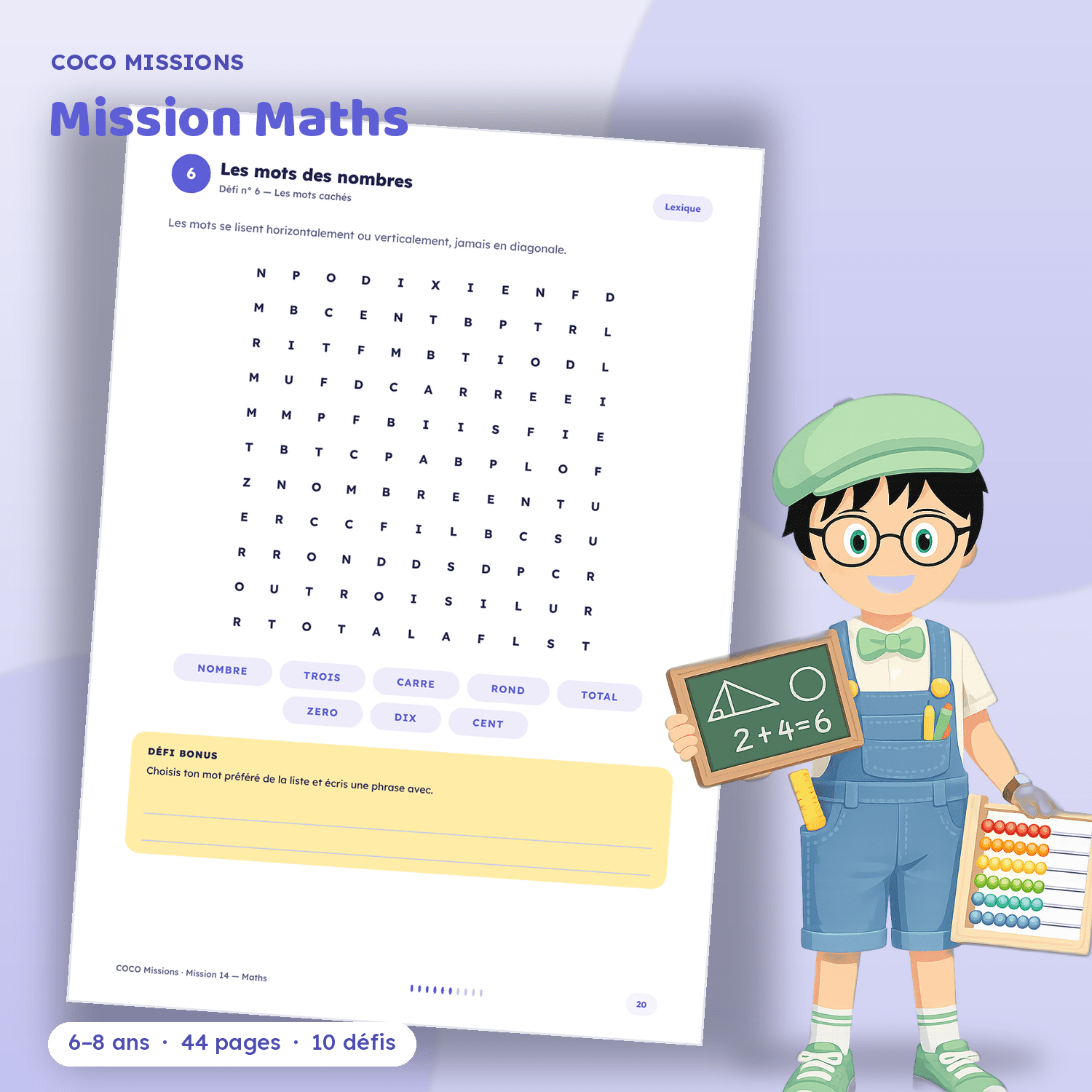 COCO Mission 14 Maths carre 4