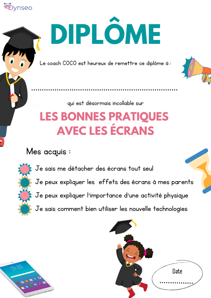 Diploma al termine della formazione per bambini Diploma al termine della formazione per bambini