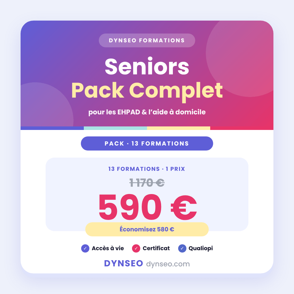 Pack Seniors Complet DYNSEO comprenant 12 formations en ligne