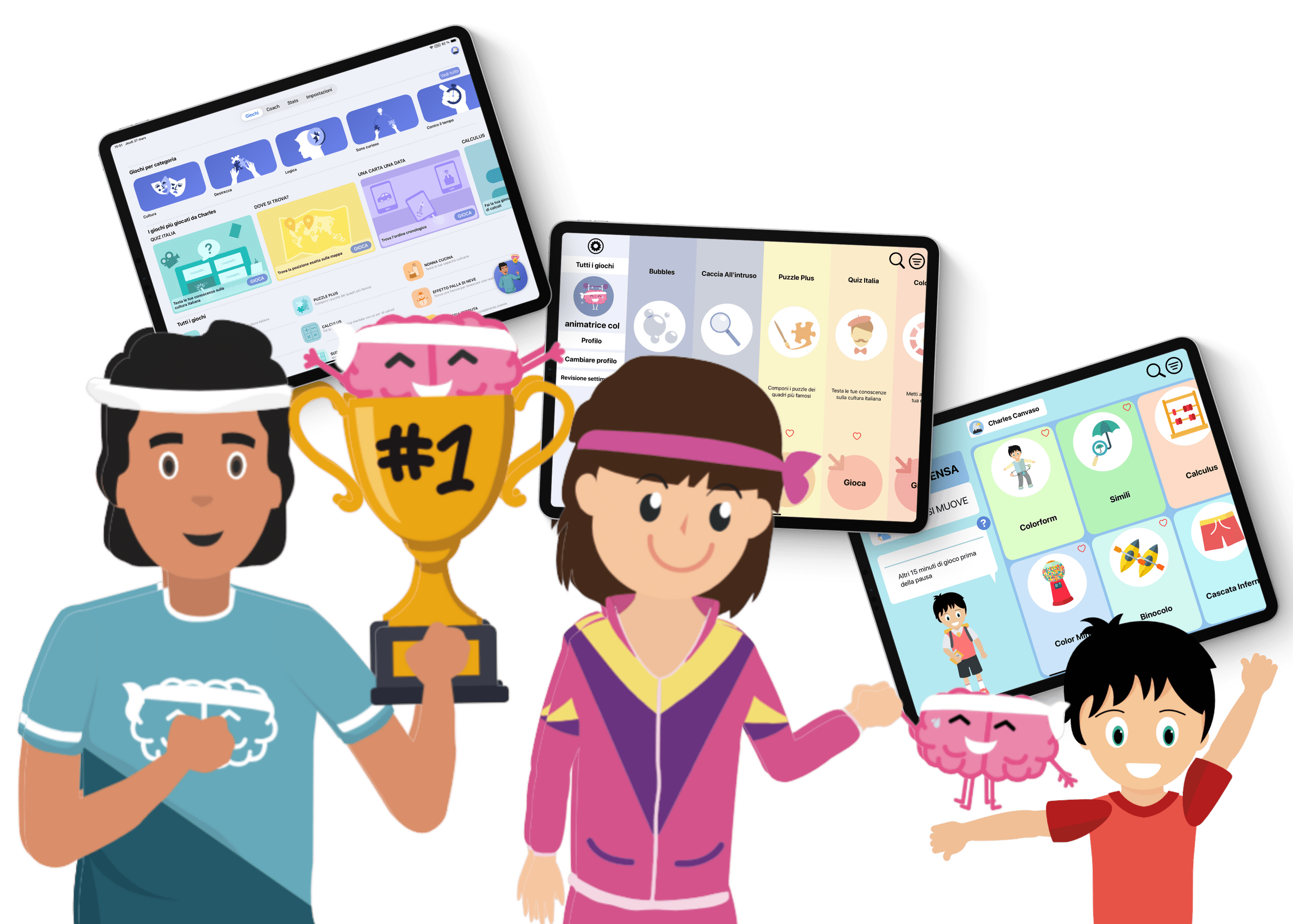 Applicazioni DYNSEO — schermate dei giochi